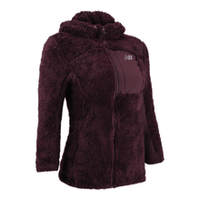 Load image into Gallery viewer, New Balance Women's Full Zip Sherpa Fleece Hooded Jacket
