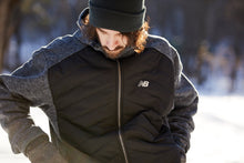 Load image into Gallery viewer, New Balance Men's Quilted Full-Zip Fleece Hooded Jacket
